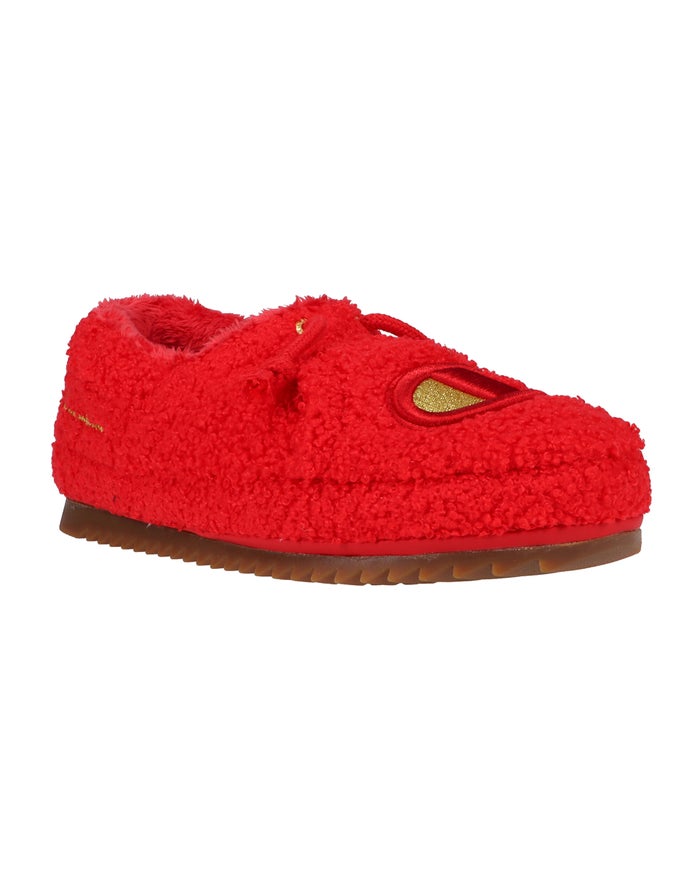 Champion Slippers Dames - Rood - University Cozy High Pile ( 746081-UHR )